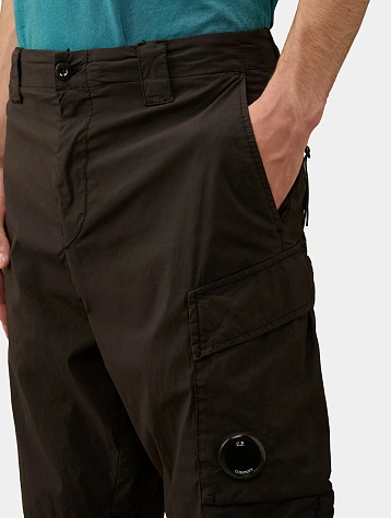 Шорты C.P. Company 50 Fili Stretch Cargo Black