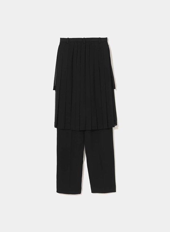 Женские юбка-брюки UNDERCOVER Straight Georgette Pleated Black