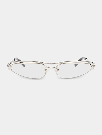 Очки THE ATTICO x Linda Farrow Norma Optical Silver