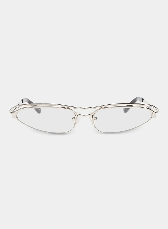 Очки THE ATTICO x Linda Farrow Norma Optical Silver