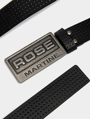 Ремень Martine Rose Perforated Sports Belt Black