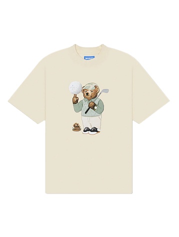 Футболка MARKET Par 5 Bear T-Shirt Ecru