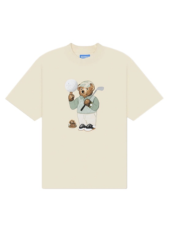 Футболка MARKET Par 5 Bear T-Shirt Ecru