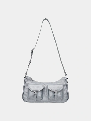 Женская сумка STAND OIL Joey Bag Mini Denim Silver