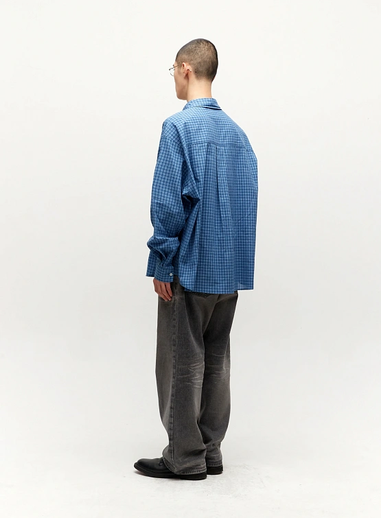 Рубашка COOR Alternate Check Oversized Blue Check