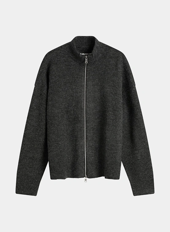 Кардиган MKI MIYUKI ZOKU Mohair Blend Knit Track Charcoal