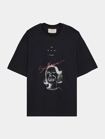 Футболка Song for the Mute "Sunflower" Oversized Navy