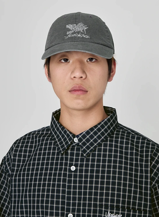 Кепка YESEYESEE Fish Born Flexible Grey