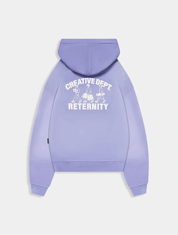 Зип-худи RETERNITY Creative Dept Logo Washed Purple