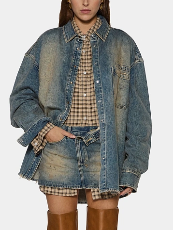 Женская рубашка Ksubi Oversized Dune Denim
