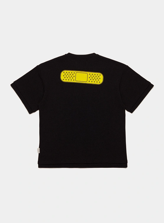 Футболка PDF Waffle Tee Black Yellow