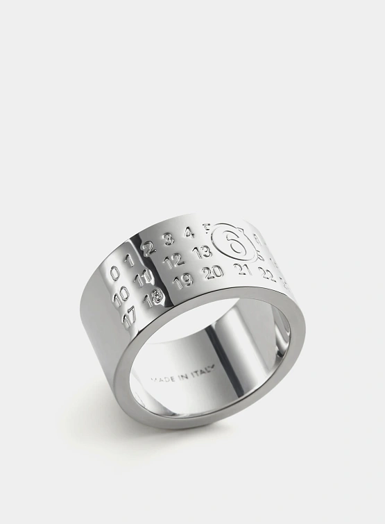 Кольцо MM6 Maison Margiela Numeric Logo Palladio