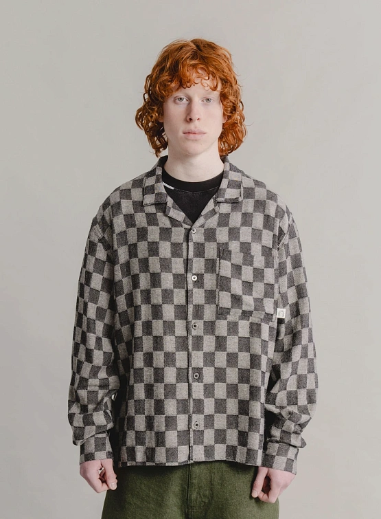 Рубашка Heresy Trellis Revere Black Check
