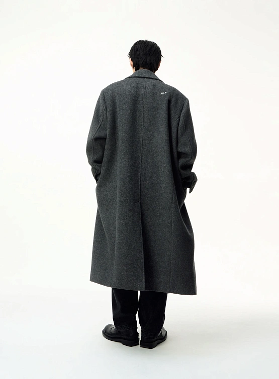 Пальто ADERERROR BK Tag Coat 01 Charcoal