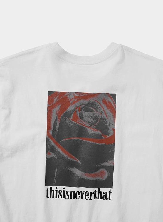 Футболка thisisneverthat Rose Tee White
