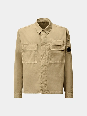 Рубашка C.P. Company Organic Gabardine Utility Vintage Khaki