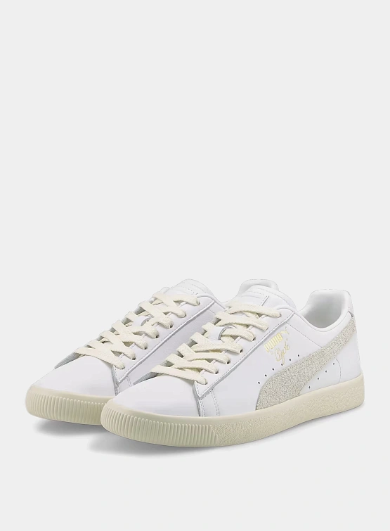 Кеды Puma Clyde Base White/Frosted Ivory