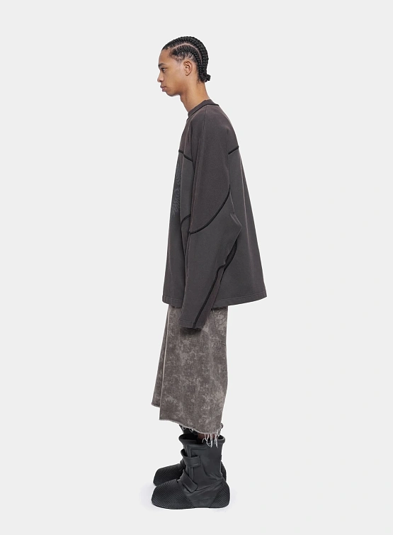 Шорты ARNODEFRANCE Concrete Denim Baggy Washed Black