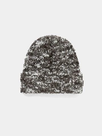 Шапка thisisneverthat Multicolor Boucle Beanie Black