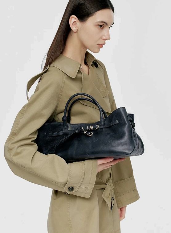 Женская сумка MARGESHERWOOD Grandma Used Navy Pullup