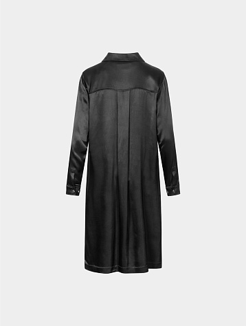 Женское платье Han Kjøbenhavn Half Zip Shirt Dress Black