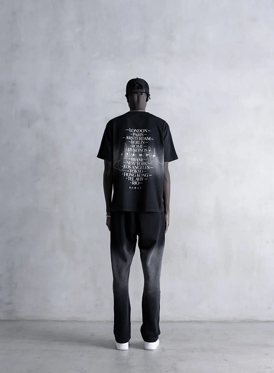 Футболка Stampd Sound System World Tour Relaxed Tee Black