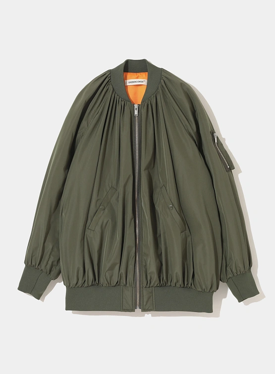 Женский бомбер UNDERCOVER Taffeta Drape MA-1 Khaki