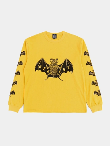 Лонгслив Heresy Bats Yellow