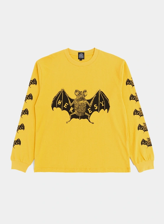 Лонгслив Heresy Bats Yellow