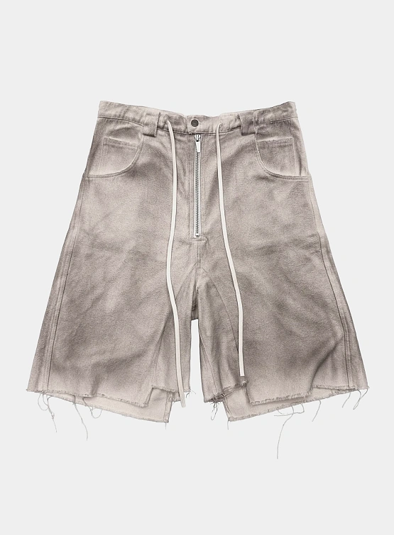 Шорты ARNODEFRANCE Dirty Baggy Shorts White