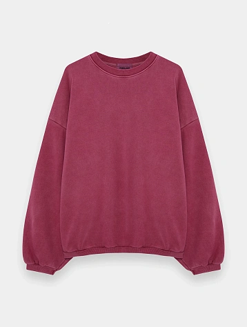 Свитшот ANGLAN Reversible Pigment Two Layer Washed Red