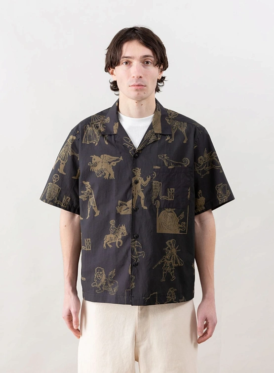 Рубашка Heresy Woodcut Black