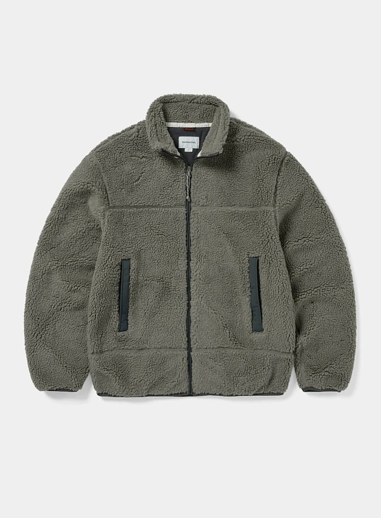 Флисовая Куртка thisisneverthat T Sherpa Fleece Grey