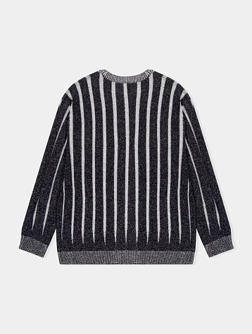 Свитер YESEYESEE Stipe Knit Pullover Black
