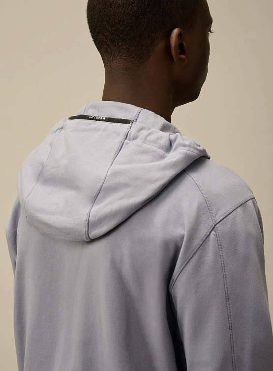 Зип-худи C.P. Company Light Fleece Full Zip Lavender Violet