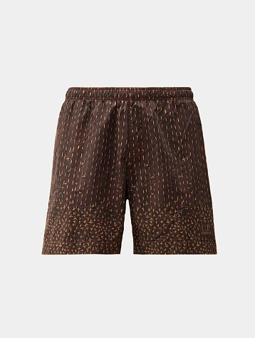 Плавки C.P. Company Flatt Nylon Sashiko Printed Sable Brown