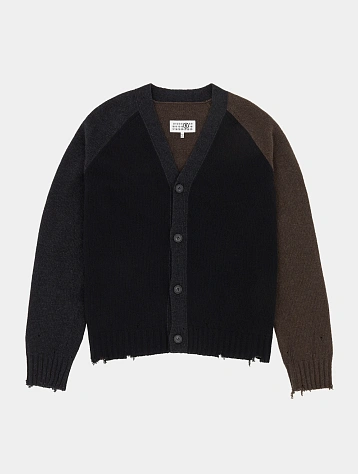 Кардиган MM6 Maison Margiela Color Block Black