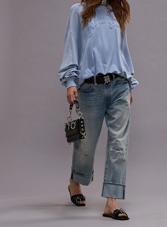 Женские джинсы R13 Cuffed X-BF Jean Blue