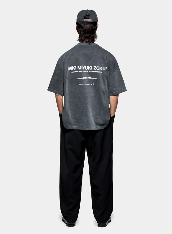 Футболка MKI MIYUKI ZOKU Design Studio Pigment Black