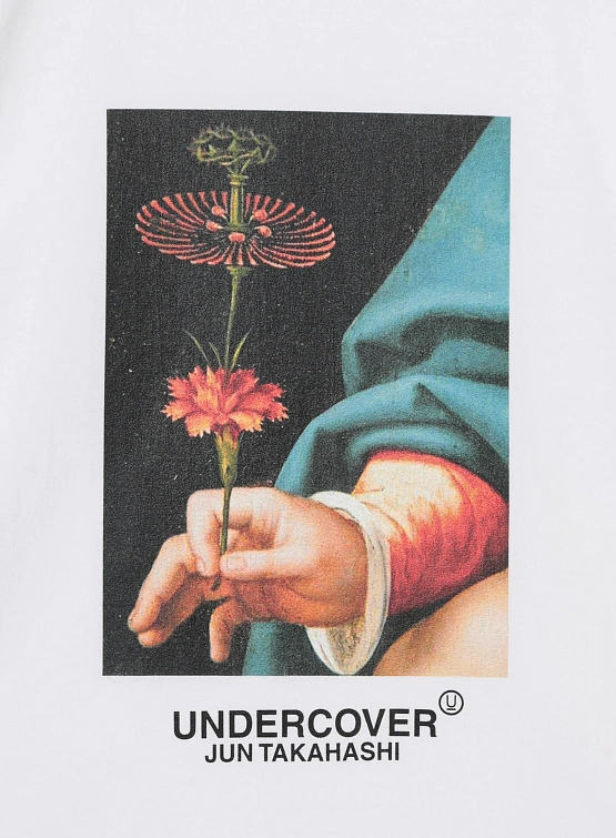 Футболка UNDERCOVER Flower Tee White