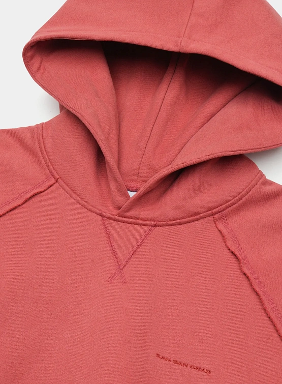 Худи SAN SAN GEAR Square Pocket Brick Red