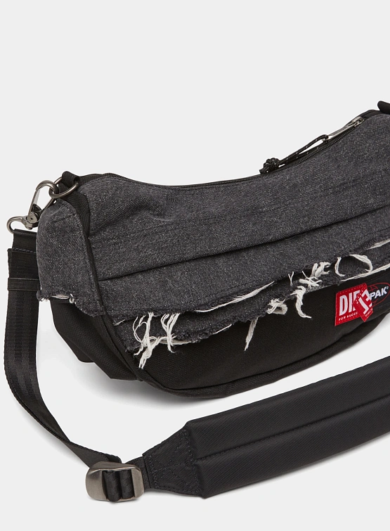 Сумка Diesel Destroyed Denim Cordura® Black