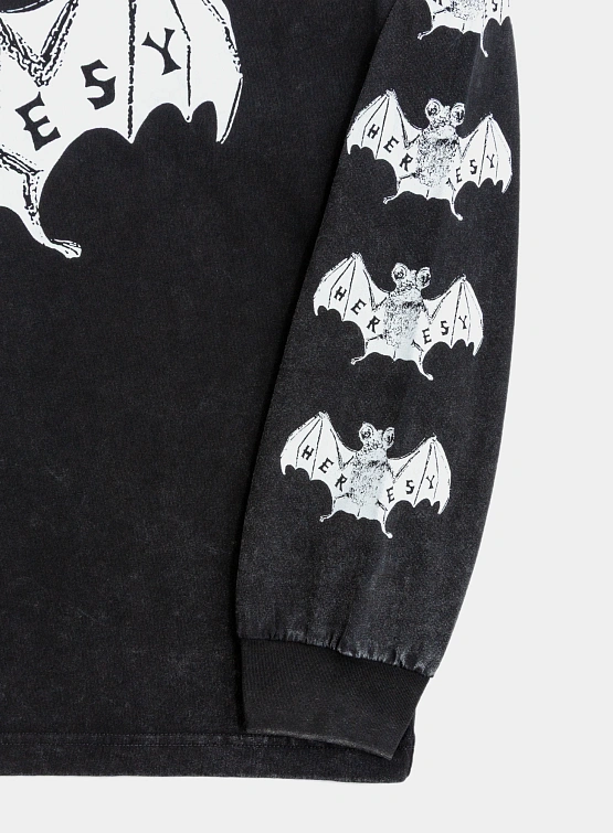 Лонгслив Heresy Bats Black