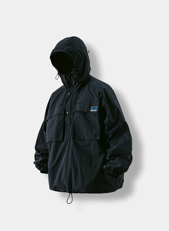 Анорак ANGLAN Rib Nylon Mountain Anorak Black