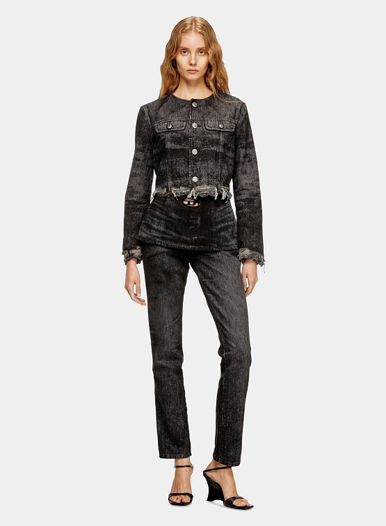 Женская джинсовая куртка Diesel De-Graffy-Fsh Black