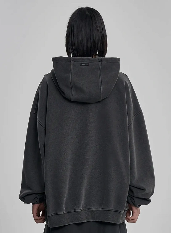 Худи AJOBYAJO Twofold Wide Washed Charcoal