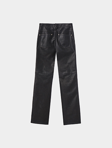 Женские брюки TheOpen Product Eco-Leather Straight Black