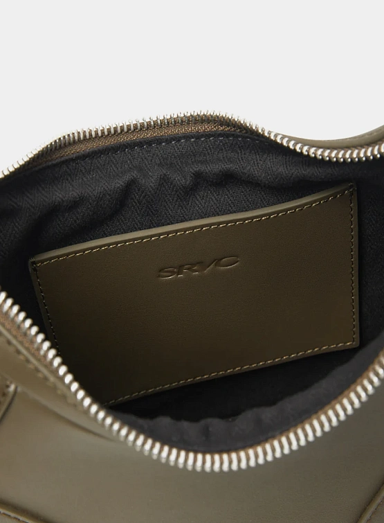 Сумка SRVC Cable Leather Bag Olive