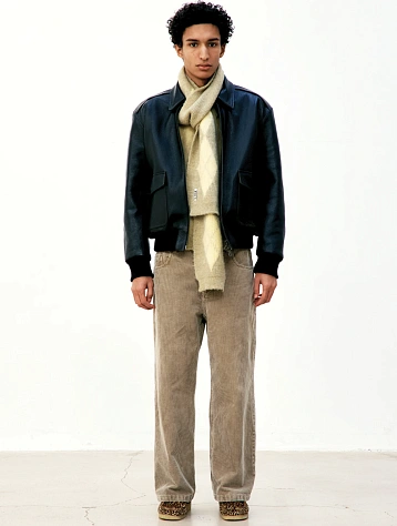 Куртка COOR A-2 Leather Jacket Black