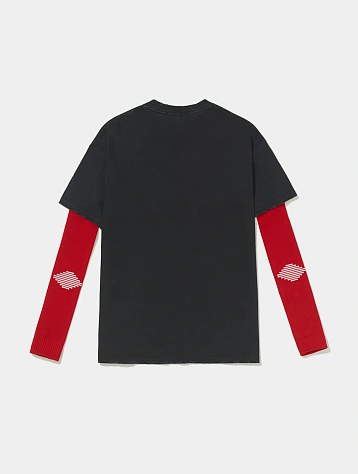 Лонгслив PIET F.C. Knitted Sleeve Vintage Black